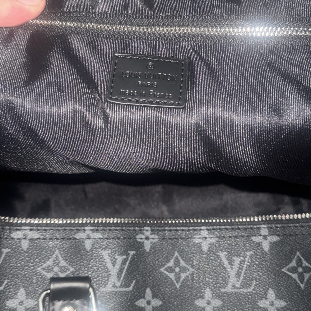 COPY-COPY-COPY-COPY-Louis Vuitton Gray Monogram Duffle Bag